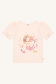 Hust&Claire - HCAlma Mermaid T-Shirt rosa